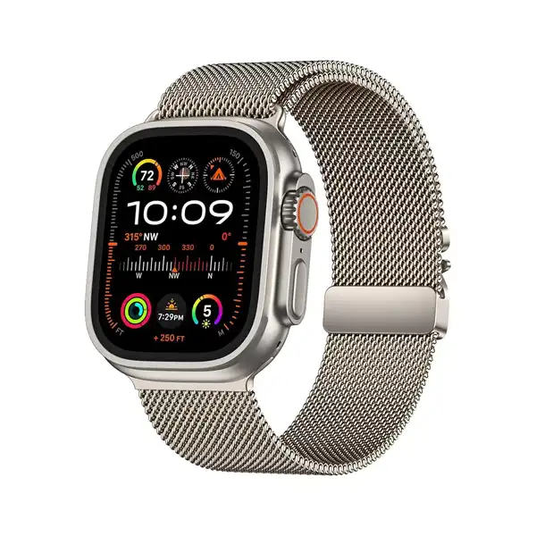 Milanese Loop Parachute-Style Buckle Band iWatch (44/45/46/49mm) - Image 5