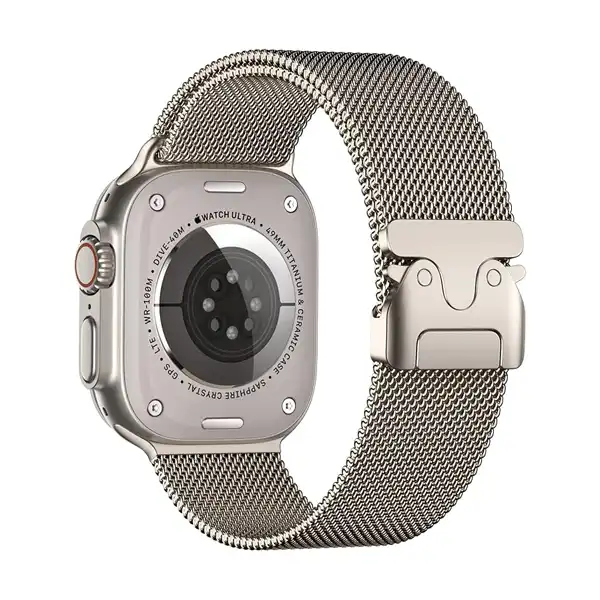 Milanese Loop Parachute-Style Buckle Band iWatch (44/45/46/49mm) - Image 4
