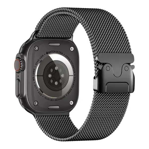 Milanese Loop Parachute-Style Buckle Band iWatch (44/45/46/49mm) - Image 3
