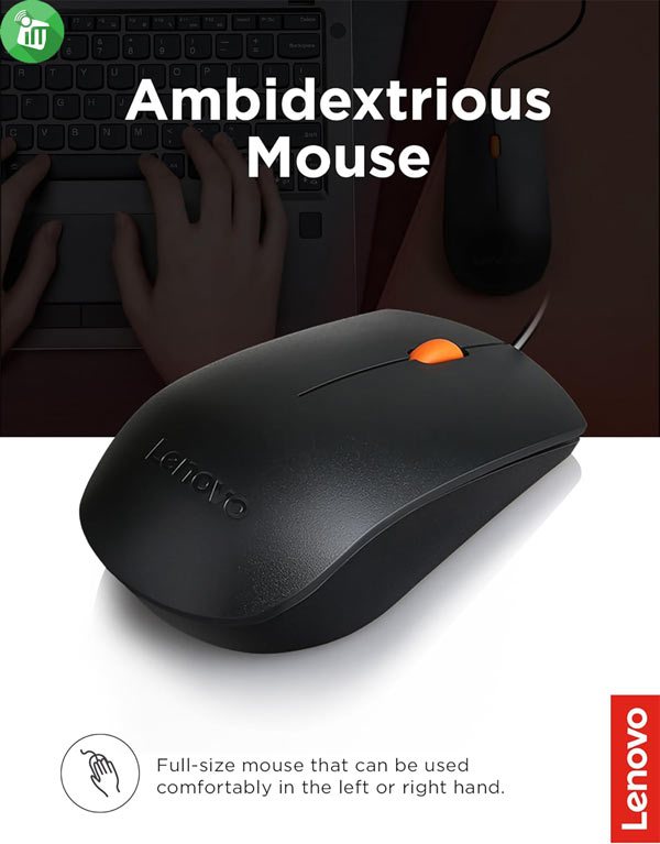 Lenovo 300 Wireless Compact Mouse