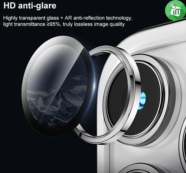 Camera Lens Screen VMAX Camera Lens Screen Glass Eagle Eye iPhone 15 Pro