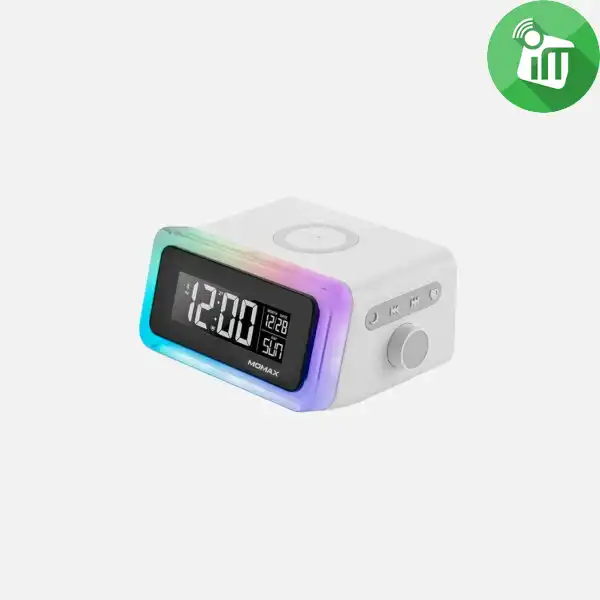 MOMAX Q.Clock 2 Digital Clock With Wireless Charger - Image 3