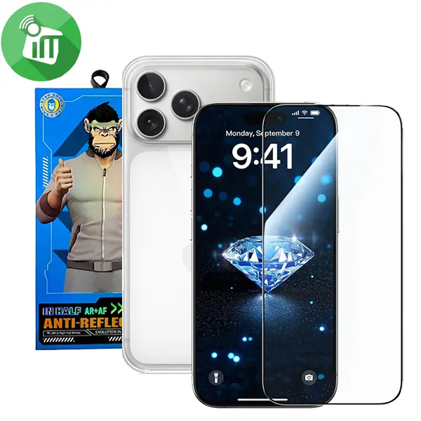 iScreen Glass 5D Full Glue Screen Protector iPhone 17 Pro Max