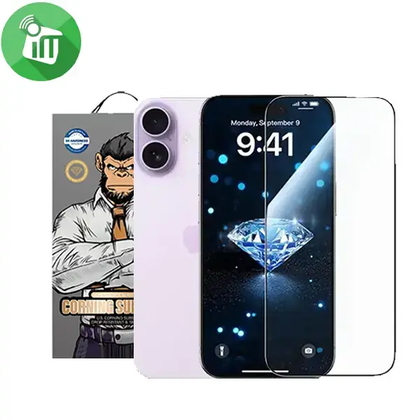 KingKong Crystal Mohs 7 Hardness 3D Glass Screen iPhone 17