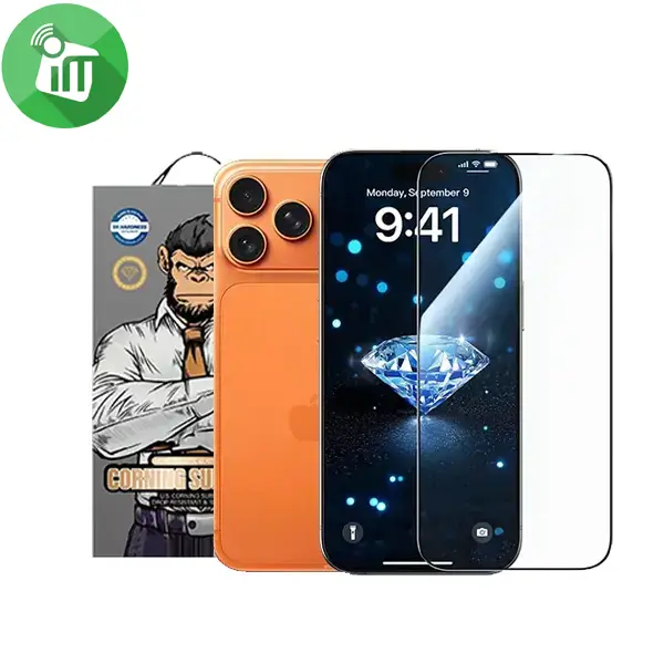 KingKong Crystal Mohs 7 Hardness 3D Glass Screen iPhone 17 Pro Max
