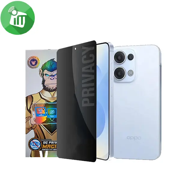KingKong Full Glue AG Matte Privacy Glass Screen Oppo Reno13 5G
