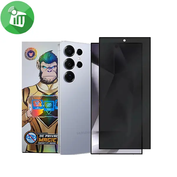 KingKong Full Glue AG Matte Privacy Glass Screen Samsung Galaxy S25 Ultra