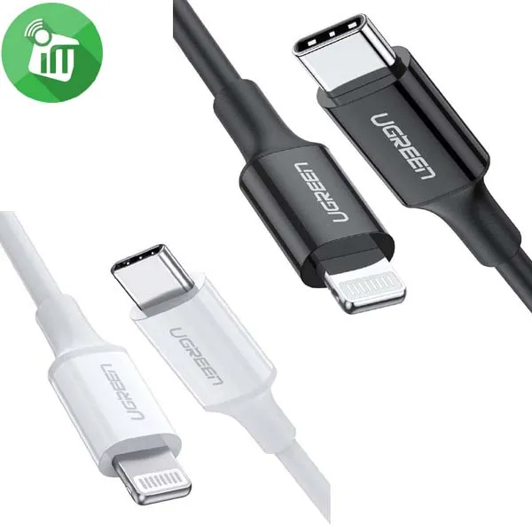 UGREEN US171 USB-C to Lightning 60W PD Aluminum Cable 3A (2M)