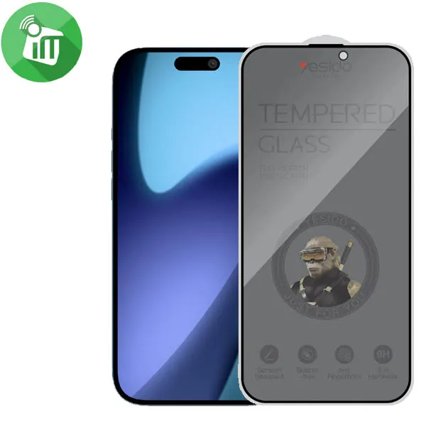 Yesido TG27 Privacy Glass Full Screen Protector iPhone 17 - Image 2