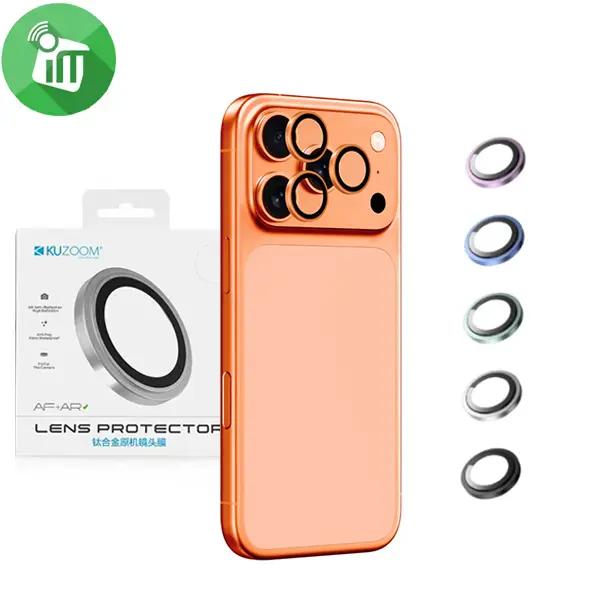 KuZoom AR invisible Camera Lens Glass iPhone 17 Pro/17 Pro Max