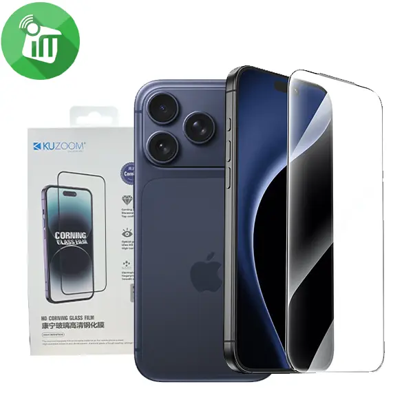 KuZoom HD Corning Dustproof Glass Screen iPhone 17 Pro Max