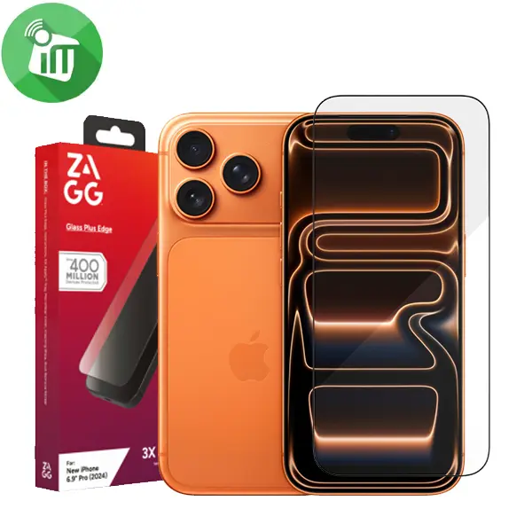 Zagg Glass Plus Edge Screen Protector iPhone 17 Pro Max