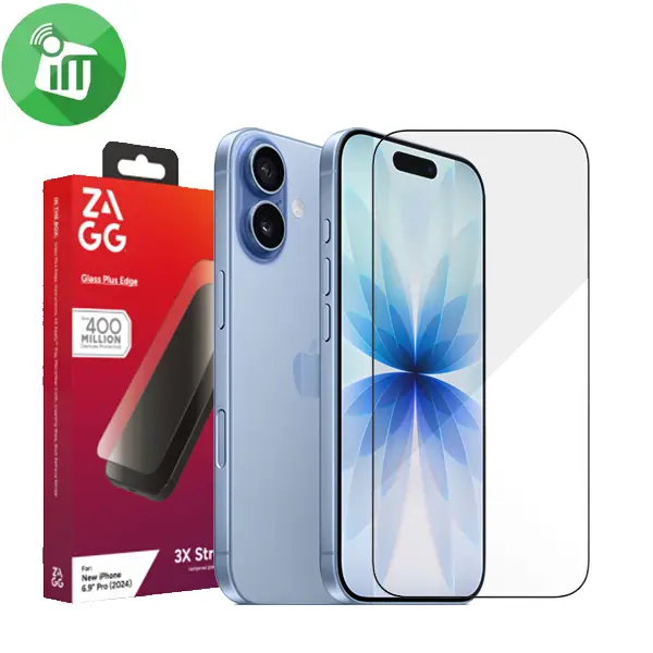 Zagg Glass Plus Edge Screen Protector iPhone 17/17 Pro