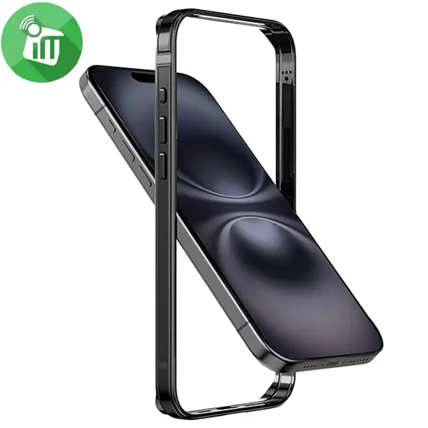 COTEetCI Aluminum Bumber Case iPhone 17 Air - Black.