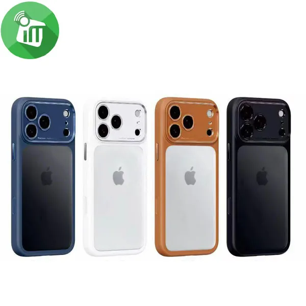 DfansDesign Leather Texture Frosted PC Case iPhone 17 Pro Max