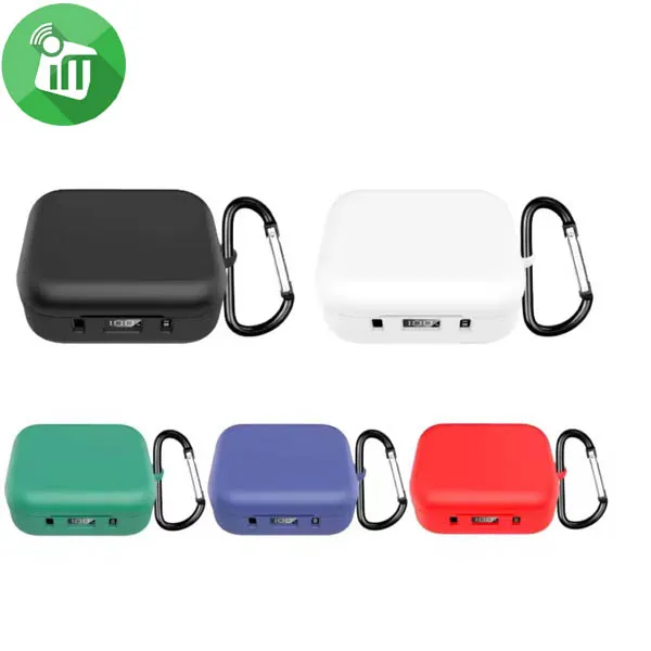 Pod Pocket Silicone Cover Anker SoundCore P41i With Keychain