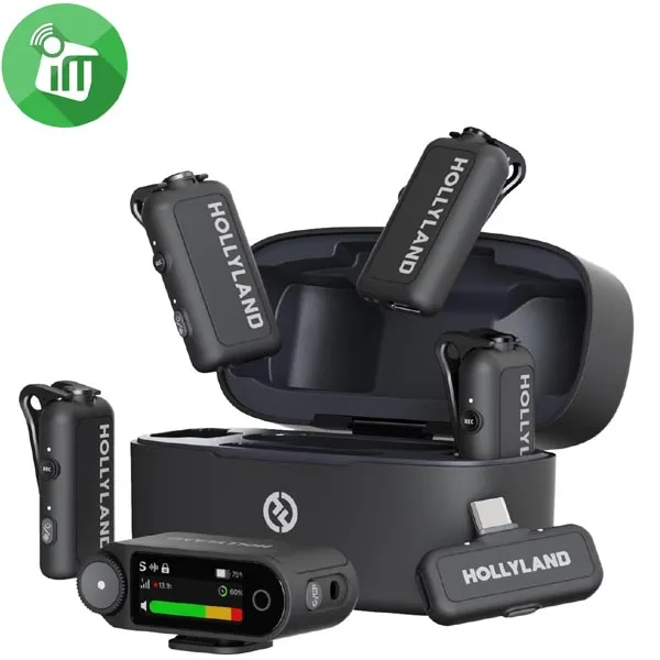 Hollyland Lark Max 2 Combo 4-Person Wireless Microphone System