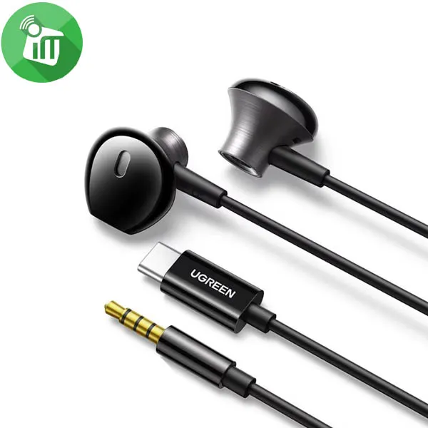UGREEN EP106 Half-in-Ear Wired Earphones Type-C connection - Image 2