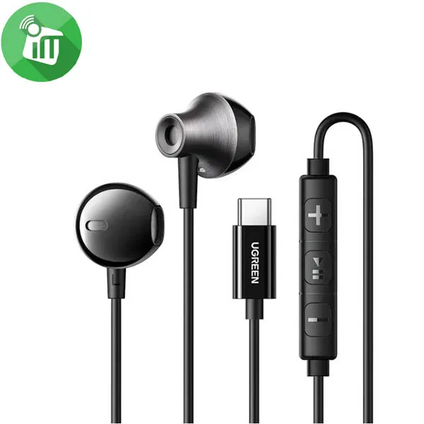 UGREEN EP106 Half-in-Ear Wired Earphones Type-C connection