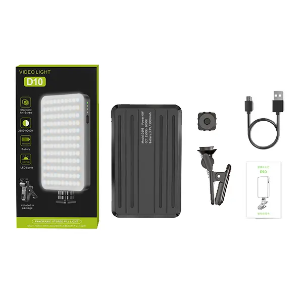 D10 LED Video Fill Light Portable Camera Light - Image 5