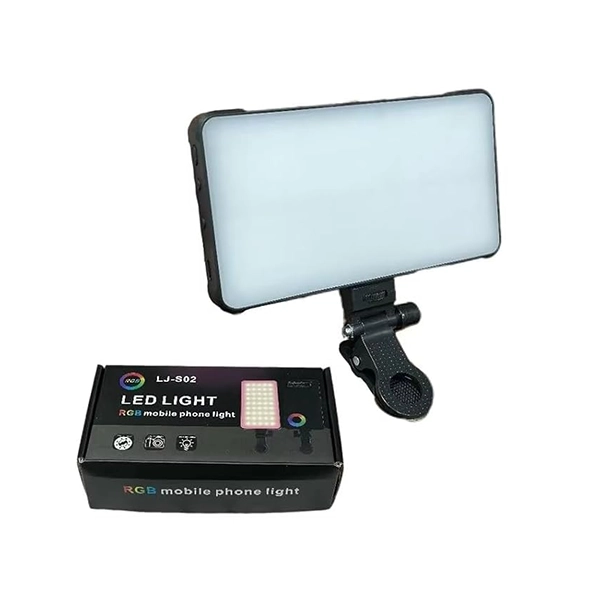 LJ-S02 RGB LED Selfie Light Portable Clip - Image 2