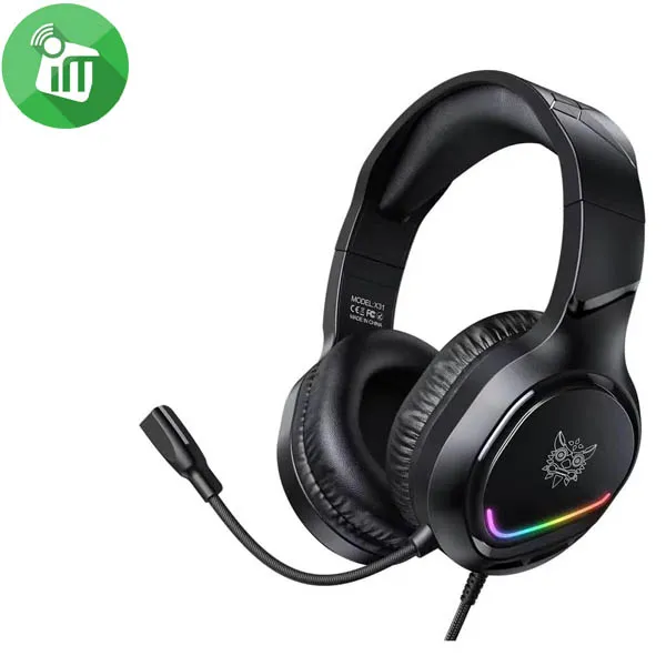 Onikuma X31 Surround Sound RGB Gaming Wired Headset