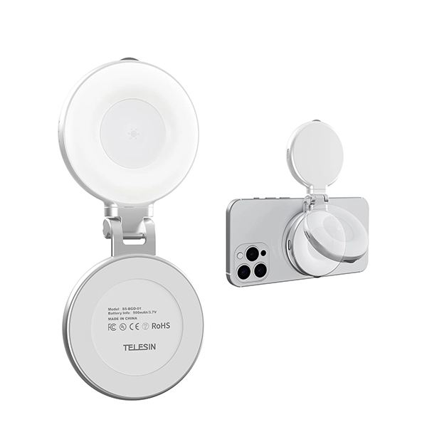 TELESIN C03 Magnetic Selfie Ring Light - Image 4
