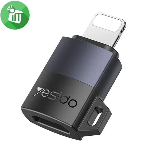 Yesido GS27 Lightning Male to USB-C Female Adapter - Image 2