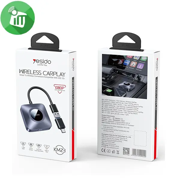 Yesido KM23 Wireless Carplay Adapter - Image 2