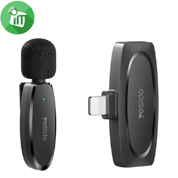 Yesido KR12 Lightning Wireless Lavalier Microphone