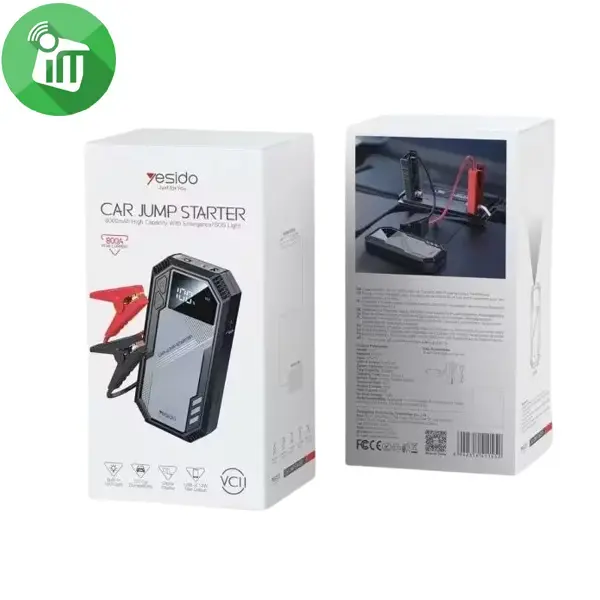 Yesido VC11 Car Jump Starter 6000mAh Portable Power Bank - Image 2