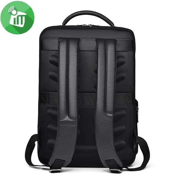 Yesido WB59 Smart Leather Backpack with Fingerprint Lock - Image 2
