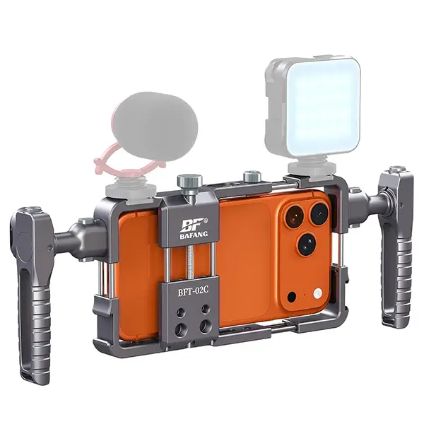 BAFANG BFT-02C Universal Aluminum Phone Video Rig Cage Stabilizer - Image 2