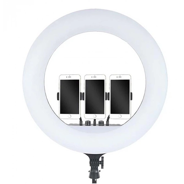 M22S 56cm Digital RGB LED Ring Light with 3 Phone Clip Remote Control (22-Inch) - Image 3