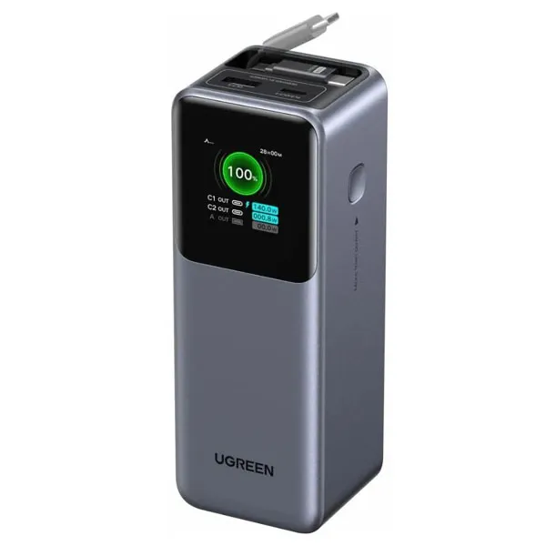 UGREEN PB726 Nexode 20000mAh 165W Power Bank With Retractable Cable - Image 2