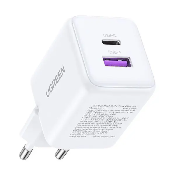 UGREEN X516 30W 2-Port GaN Wall Charger - Image 4