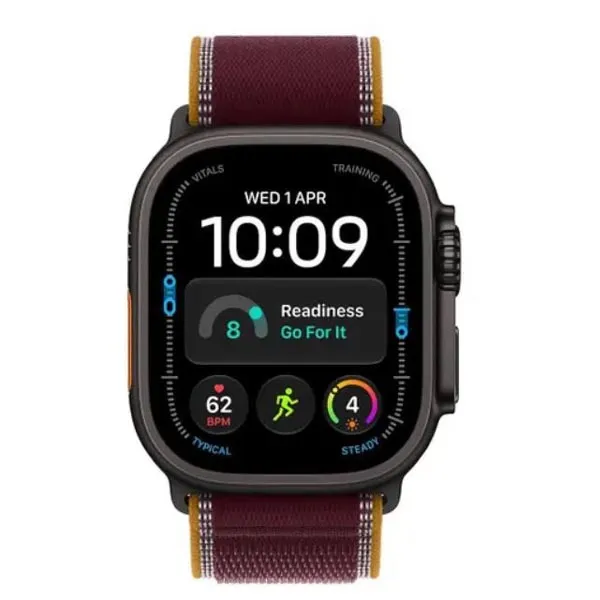 Apple Watch Ultra 4 GPS + Cellular Titanium Black Case with Trail Loop - Image 2