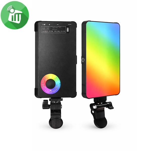 LJ-S02 RGB LED Selfie Light Portable Clip
