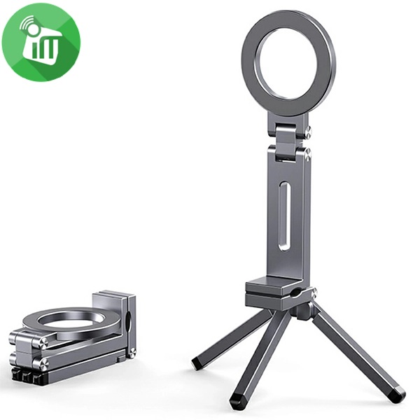 E01S Foldable Adjustable Magnetic Tripod Phone Stand