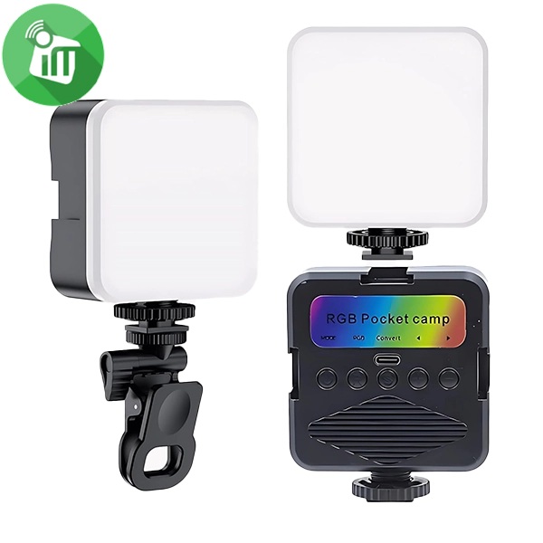 AY-83 RGB LED Pocket Video Light Portable Fill Light