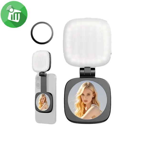 F-662 Magnetic LED Selfie Light Portable Clip