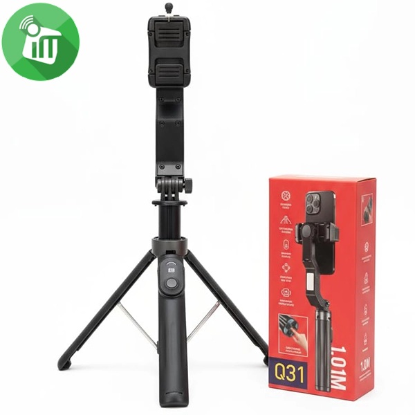 Q31 Wireless Gimbal Stabilizer Selfie Stick Tripod