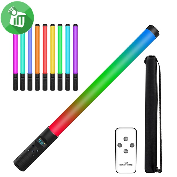 RGB Handheld LED Video Light Wand Stick Photography (2600mAh)
