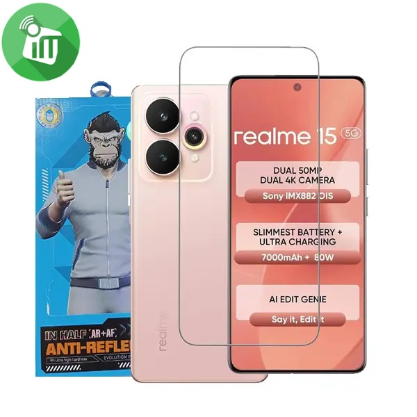 iScreen Glass 5D Full Glue Screen Protector Realme 15 5G