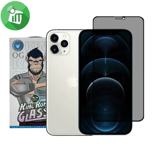 KingKong Full Glue Privacy HD Glass Guard Screen iPhone 11 Pro Max