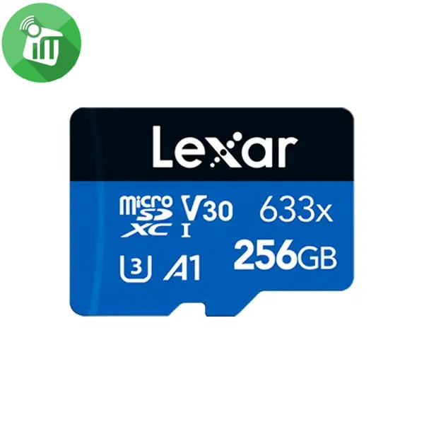 Lexar High Performance 633x 256GB microSDXC UHS-I Card 100MB/s