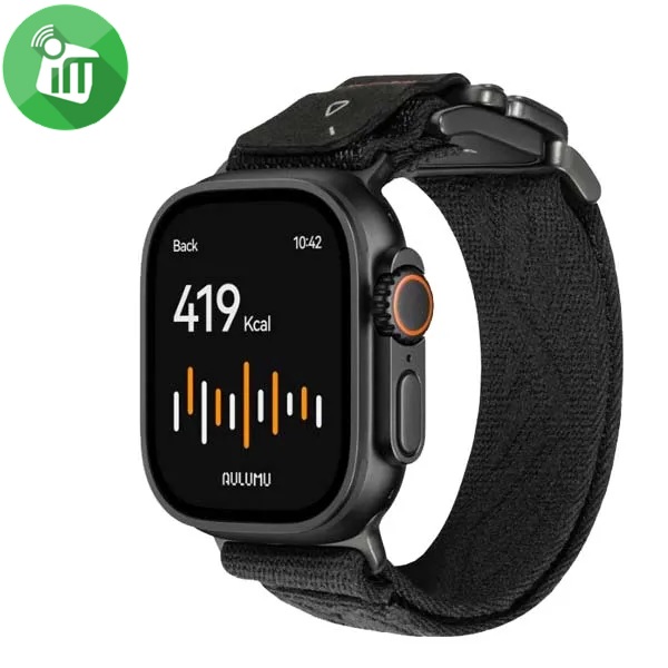 Aulumu C03 Titanium Mag Buckle Quick-Release Band iWatch (44/45/46/49mm)