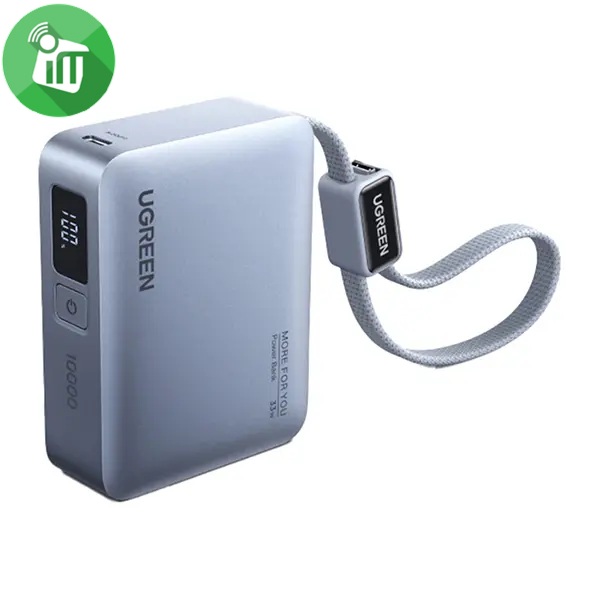 UGREEN PB584 10000mAh Power Bank 33W With Type C Cable